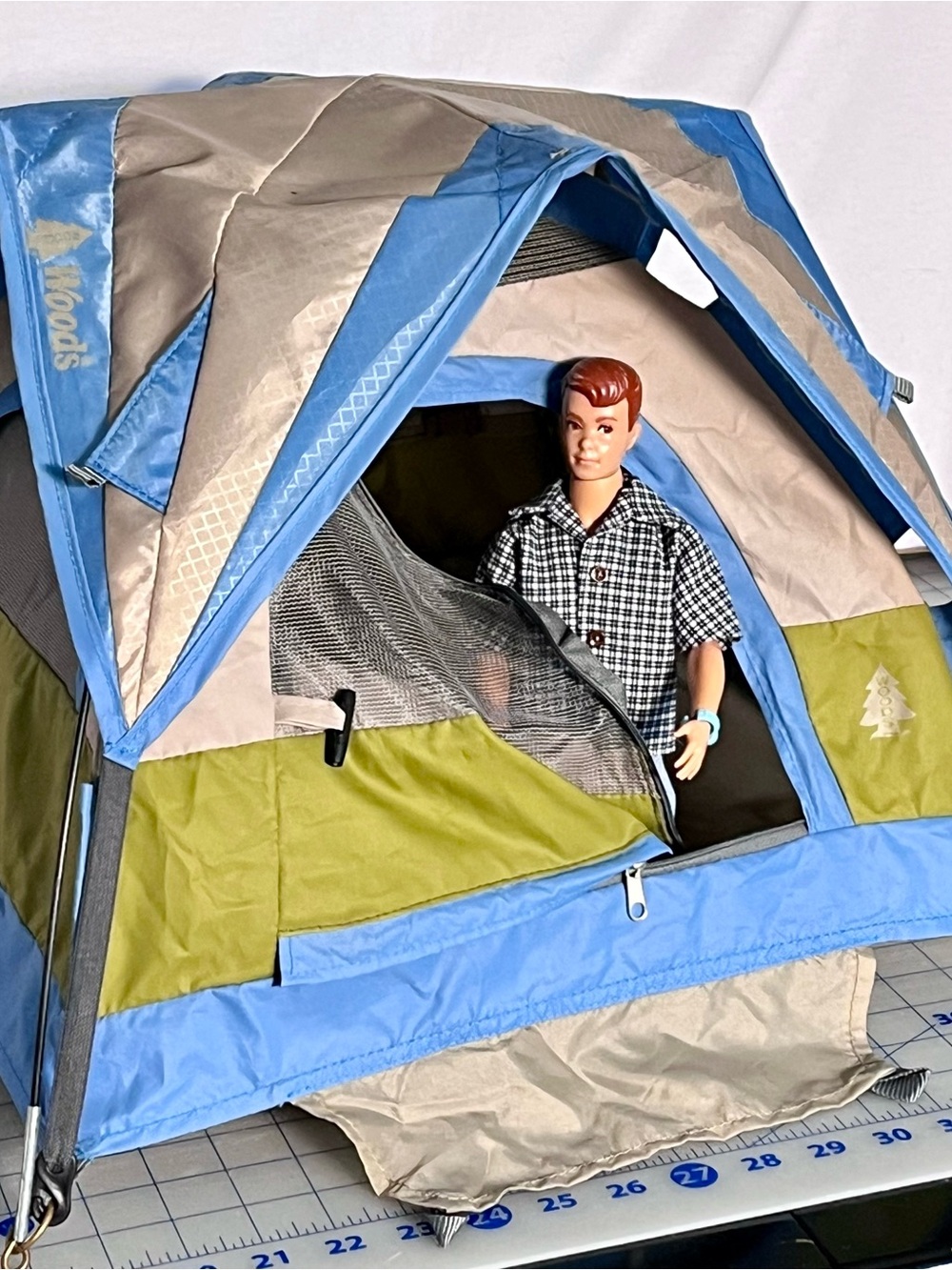 Woods Doll Barbie Tent : incredibly realistic!